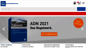 What Binnenschiffahrts-verlag.de website looked like in 2020 (3 years ago)