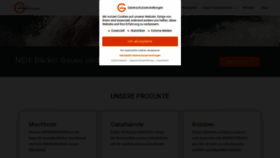 What Baecker-gaues.de website looked like in 2020 (3 years ago)