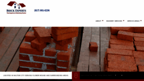 What Brickexpertsdfw.net website looked like in 2020 (3 years ago)