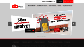 What Bimcell.com.tr website looked like in 2020 (3 years ago)