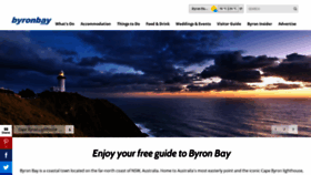 What Byronbay.com website looked like in 2020 (3 years ago)