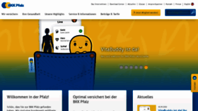 What Bkkpfalz.de website looked like in 2020 (3 years ago)