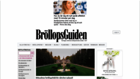 What Brollopsguiden.se website looked like in 2020 (4 years ago)