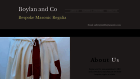What Boylanandco.com website looked like in 2020 (3 years ago)