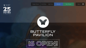 What Butterflies.org website looked like in 2020 (3 years ago)