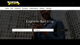 What Blackownedchicago.com website looked like in 2020 (3 years ago)
