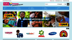 What Babyboom.co.za website looked like in 2020 (3 years ago)