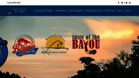 What Bayoulabatreareachamber.org website looked like in 2020 (3 years ago)