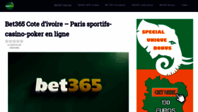 What Bet365-ci.com website looked like in 2020 (3 years ago)