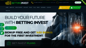What Bettinginvest.co website looked like in 2020 (3 years ago)