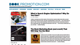 What Bookpromotion.com website looked like in 2020 (3 years ago)