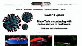 What Bladetech.co.uk website looked like in 2020 (3 years ago)