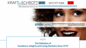 What Boston-dentist.com website looked like in 2020 (3 years ago)