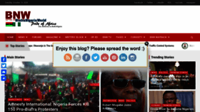 What Biafranigeriaworld.com website looked like in 2020 (3 years ago)