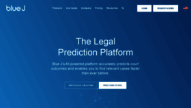 What Bluejlegal.com website looked like in 2020 (3 years ago)
