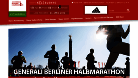 What Berliner-halbmarathon.de website looked like in 2020 (3 years ago)