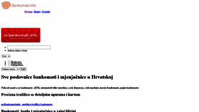 What Bankomati.info website looked like in 2020 (3 years ago)