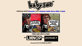 What Babysue.com website looked like in 2020 (3 years ago)