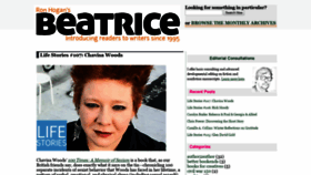 What Beatrice.com website looked like in 2020 (3 years ago)