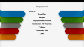 What Bengaljob.com website looked like in 2020 (3 years ago)