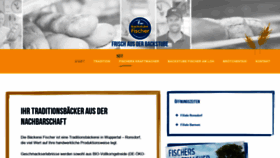 What Backstube-fischer.de website looked like in 2020 (3 years ago)