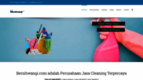 What Bersihwangi.com website looked like in 2020 (3 years ago)