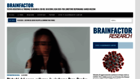 What Brainfactor.it website looked like in 2020 (3 years ago)