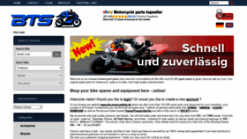 What Bts-motorradteile.de website looked like in 2020 (3 years ago)