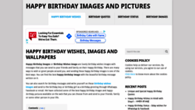 What Birthdaywishes100.com website looked like in 2020 (3 years ago)