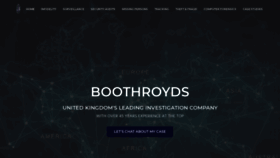 What Boothroydassociates.co.uk website looked like in 2020 (3 years ago)