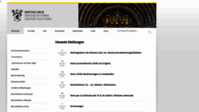 What Bistum-chur.ch website looked like in 2020 (3 years ago)