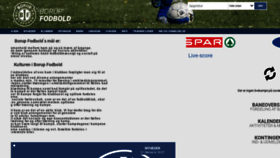 What Borupfodbold.dk website looked like in 2020 (3 years ago)