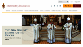 What Birminghamdiocese.org.uk website looked like in 2020 (3 years ago)