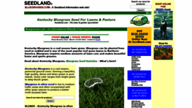 What Bluegrasses.com website looked like in 2020 (3 years ago)