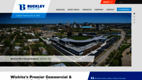 What Buckleyroofing.com website looked like in 2020 (3 years ago)