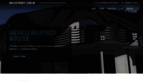 What Balustrady-lublin.pl website looked like in 2020 (3 years ago)