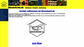 What Bienenhotel.de website looked like in 2020 (3 years ago)