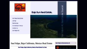 What Bajasunrealestate.net website looked like in 2020 (3 years ago)