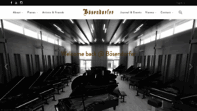 What Boesendorfer.com website looked like in 2020 (3 years ago)