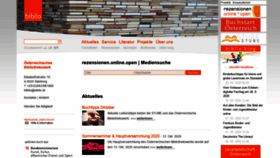 What Biblio.at website looked like in 2020 (3 years ago)