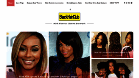 What Blackhairclub.com website looked like in 2020 (3 years ago)