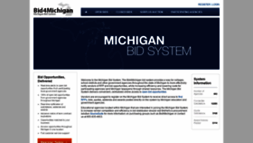 What Bid4michigan.com website looked like in 2020 (3 years ago)