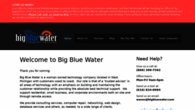 What Bigbluewater.com website looked like in 2020 (3 years ago)