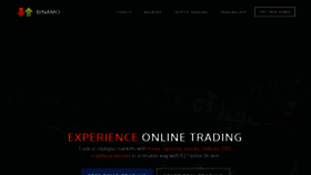 What Binamo.com website looked like in 2020 (3 years ago)