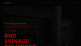 What Bndsignage.co.za website looked like in 2020 (3 years ago)