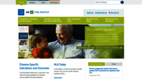 What Bethematchclinical.org website looked like in 2020 (3 years ago)