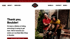 What Boulderbicycleworks.com website looked like in 2020 (3 years ago)