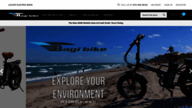 What Bagibike.com website looked like in 2020 (3 years ago)