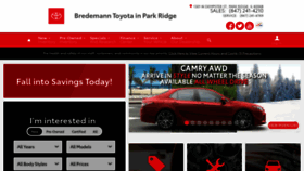 What Bredemanntoyota.com website looked like in 2020 (3 years ago)