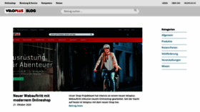 What Blog.veloplus.ch website looked like in 2020 (3 years ago)